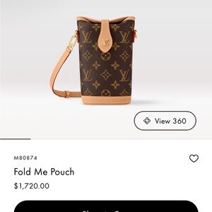 AUTHENTIC Louis Vuitton Fold Me Pouch